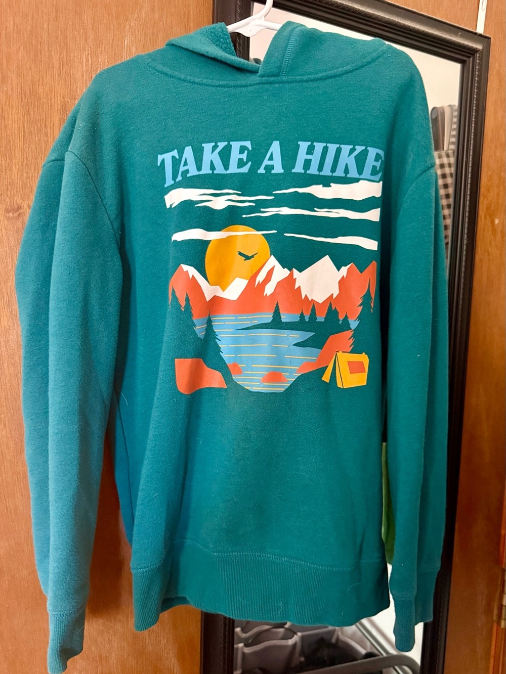 jumping beans Teal 'Take A Hike' Graphic Hoodie